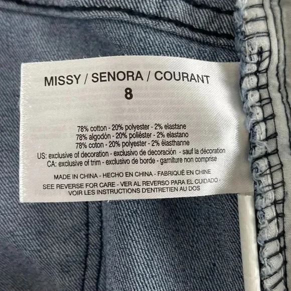 Vintage America Women Skinny Ankle Denim Jeans Size 8/29 - Picture 4 of 9